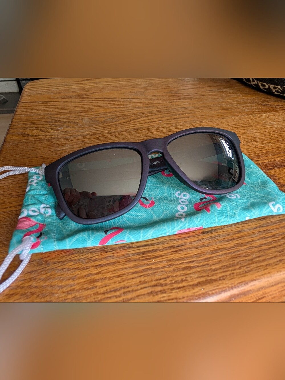 Goodr Purple Hue-Shifting Sunglasses with Dark Mirrored Lenses - Limited Edition